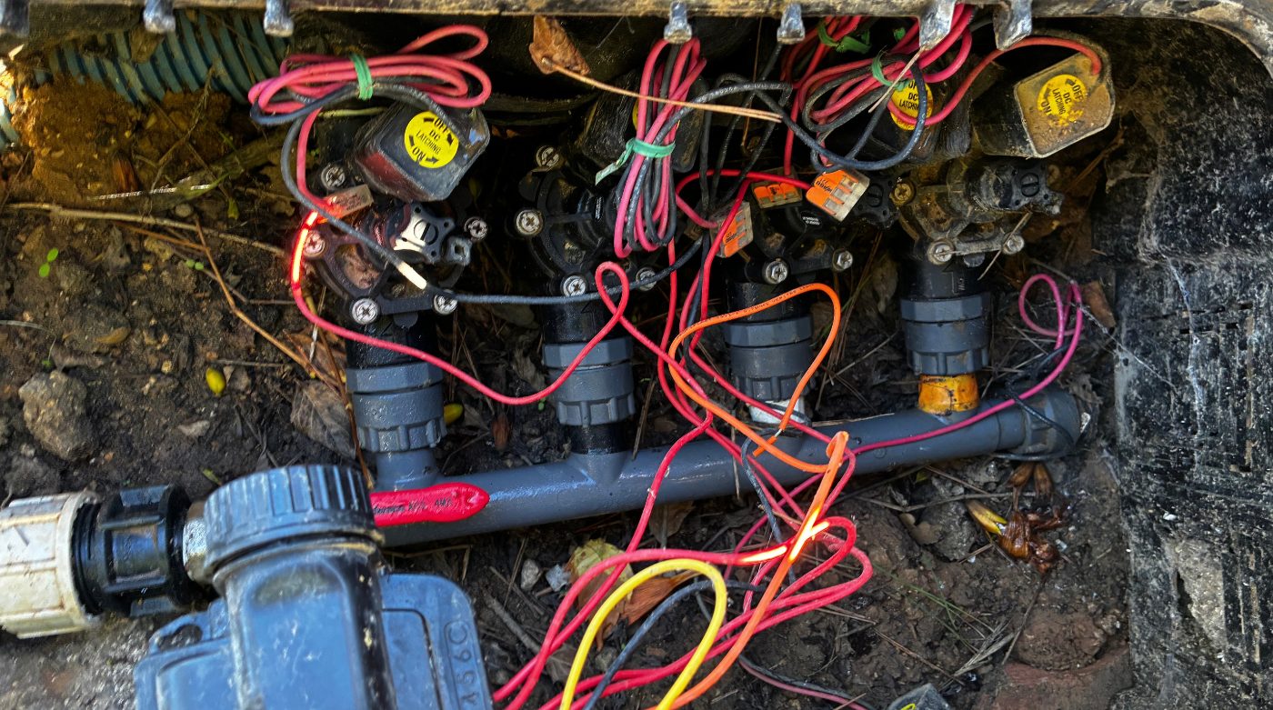 Regard d’électrovannes d’arrosage automatique